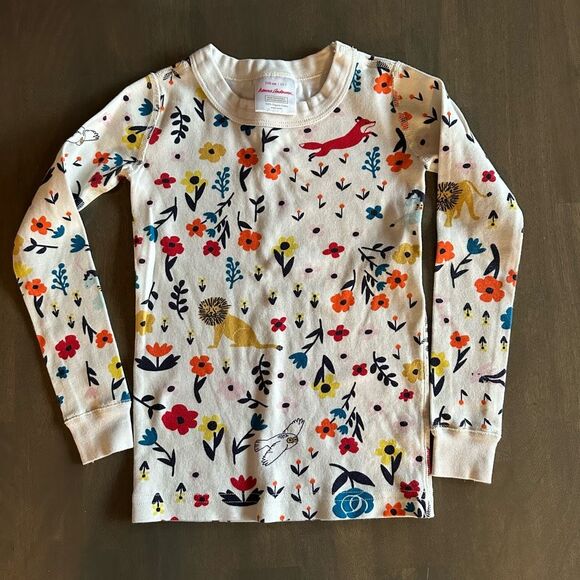 Hanna Andersson size 5 Make It Magic Long John Pajamas - Picture 3 of 9